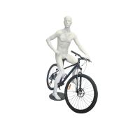 Male Cycling Mannequin with Stand - Full Body Fibreglass