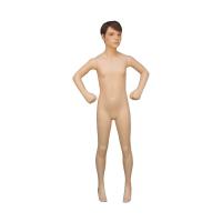 Girl Mannequin Full Body Standing with Glass Base - Skin Colour