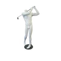 Male Golf Mannequin with Stand - Full Body Fibreglass
