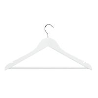 Coat Hanger White Wooden - PACK OF 10