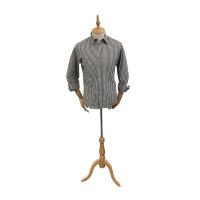 Male Dressmakers Mannequin Retro - Wooden Arms with Adjustable Stand