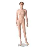Female Realistic Full Body Mannequin with Leg Forward Pose on Glass Base - Skin Colour #5