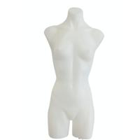 Female Mannequin Torso - White Plastic