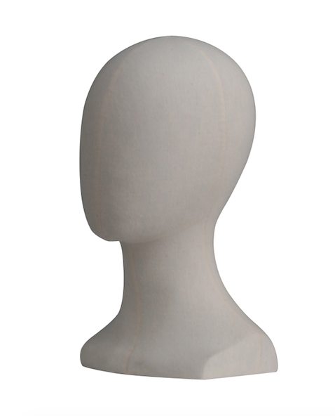 Female Mannequin Head, Fabric